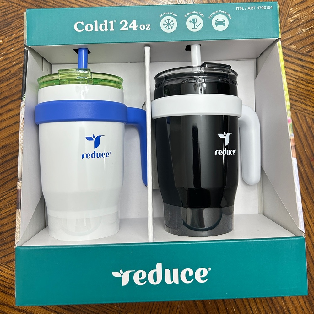 NWT Reduce Cold1 24 oz Tumblers 2 pack